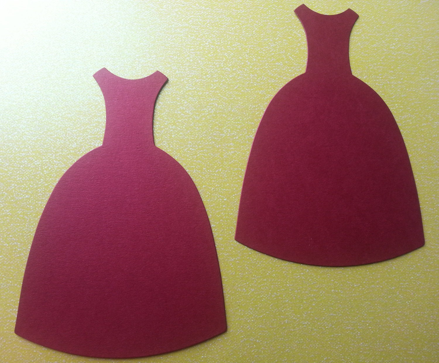 DIY Invitation- Dress Die Cut (Set of 10)