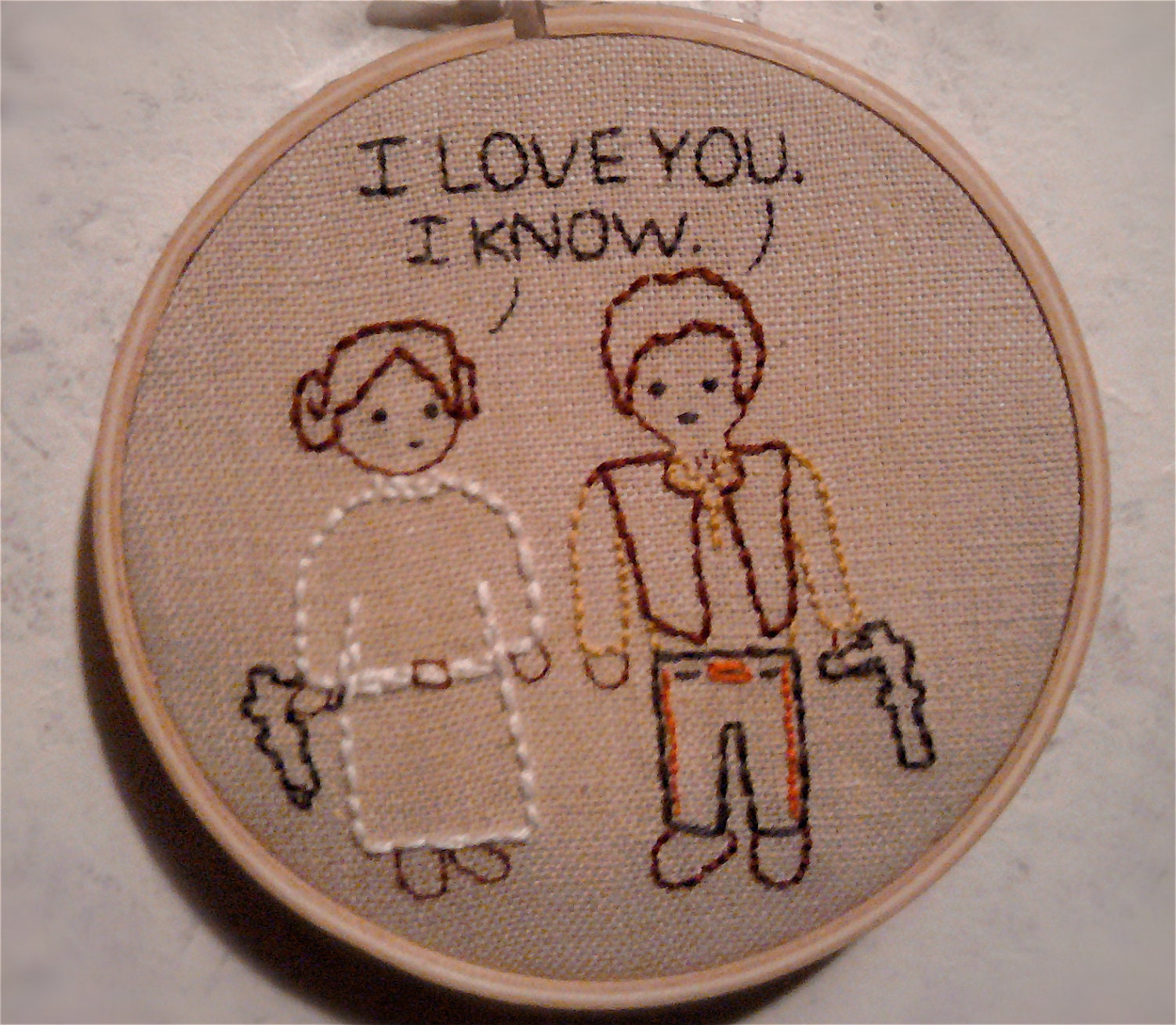 Han Solo and Princess Leia