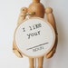 I like your (NOUN) - Mad Lib Inspired - Mini Embroidery Hoop Art