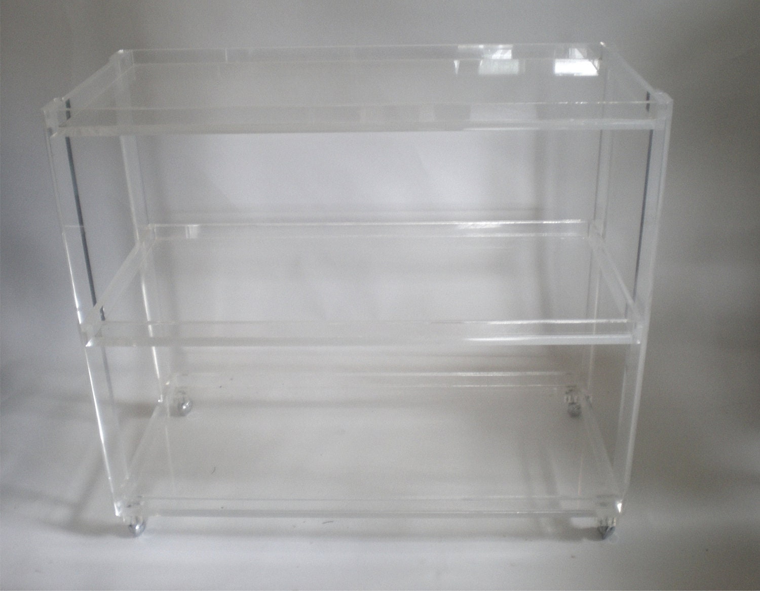 Hollywood Regency Lucite Cart / Buffet Server