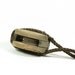 Vintage Wood Pulley Cast Iron Wheel Rope Handle Hanger