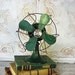 Vintage Kold Air Green Electric Fan