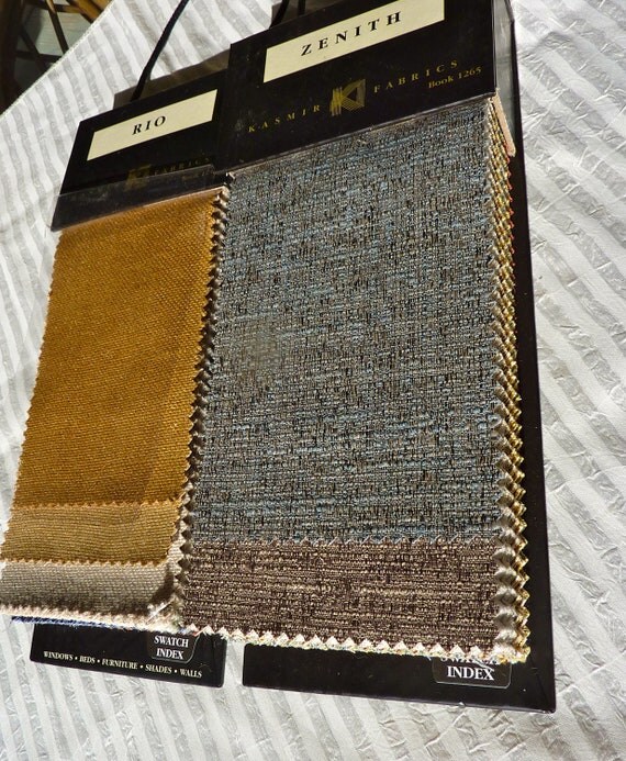 2 Fabric Sample Books for Quilting Crafts by BonniesVintageAttic