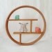 RESERVED for ALICE ONLY -- Vintage Art Deco Style Hawaiian Rattan Tiki Bar Hula Girl Wall Shelf