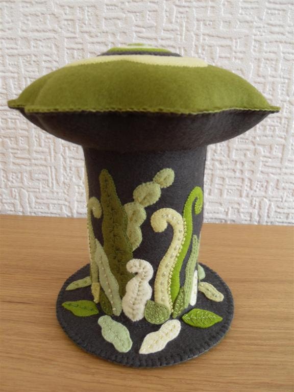 Large Felt Pincushion - "Garden Pop"