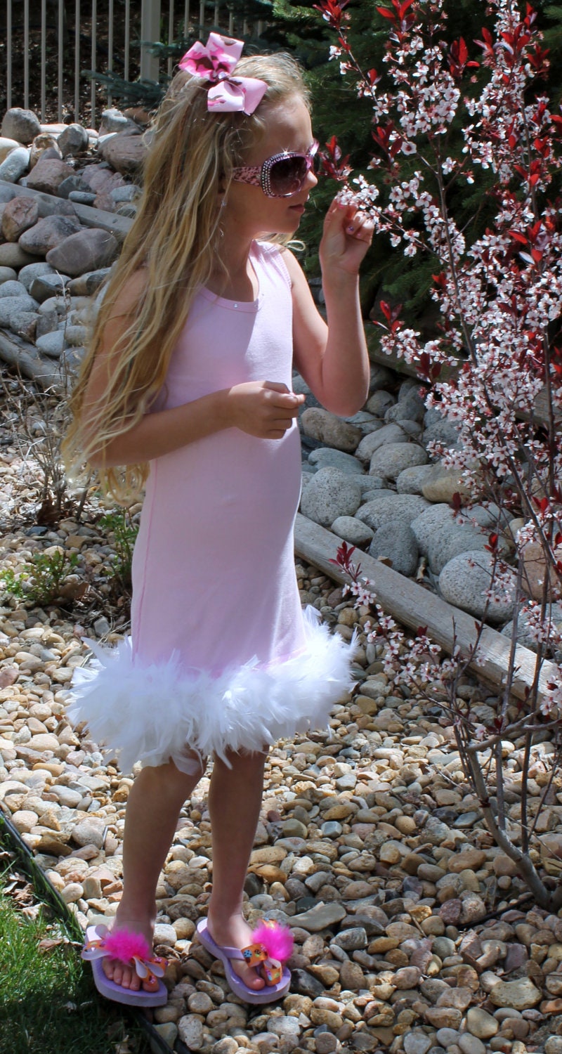 Fabulously Feathered Boa Dress