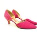 Size 6 Low heel HOT PINK Pumps Shoes