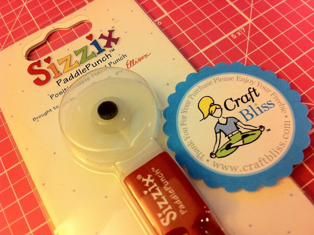 Sizzix Paddle Punch Circle No 2 38 0828 New In Package Dot Punch Supplies Paper Punch Scrapbook Die Cut Felt Cards Supplies Craft Punch Il_570xn