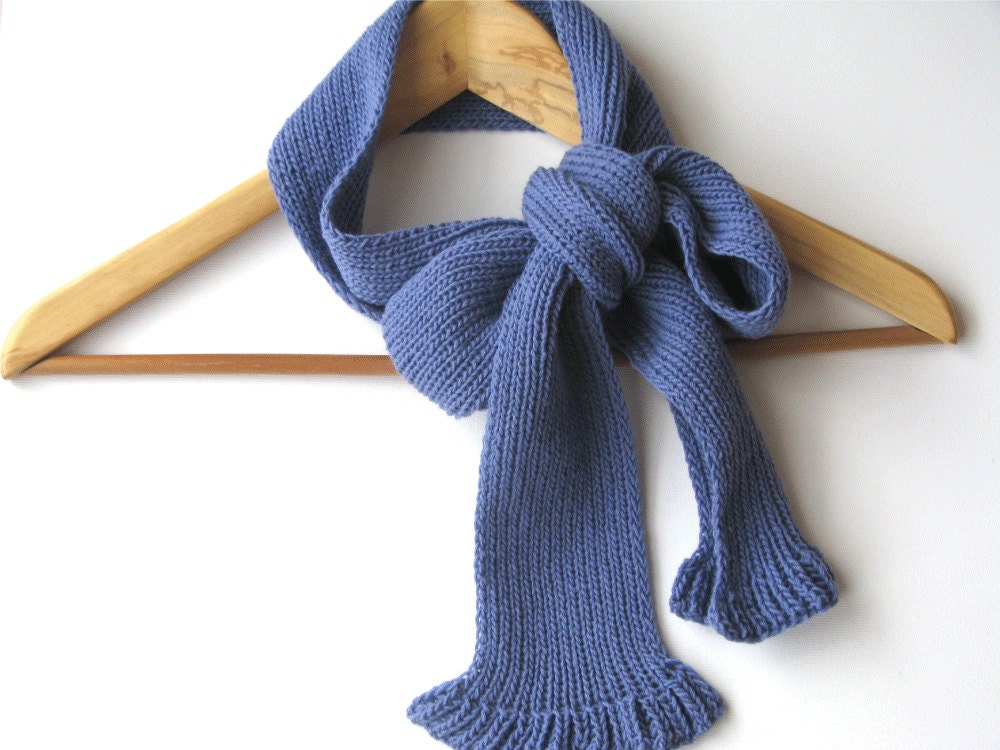 knit wool scarf violet - woman accessories - Fall Winter 2012-2013