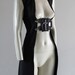 Leather Belt Piece Cross Metal Crucifix Steampunk Victorian Kawaii Lolita Handmade - Chrisst Unique Fashion - SPECIAL ETSY PRICE