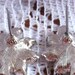Vintage Monet Rhinestone Fleurette Baroque Pearl Style Bridal Earrings