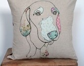 Applique Dog Cushion
