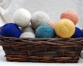Felted Dryer Balls-5-enough for small AND large laundry loads