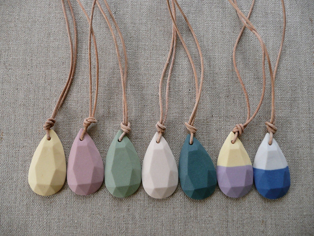 Crystal Porcelain Necklace