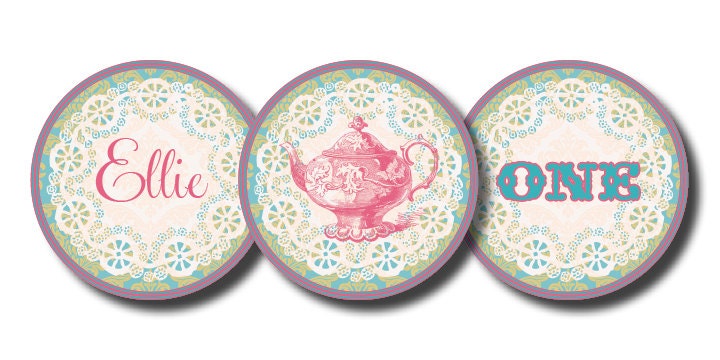 DIY Printable Vintage Tea Party Cupcake Toppers Il_170x135