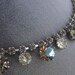Vintage Signed WEISS Aurora Borealis Rhinestone Choker Necklace