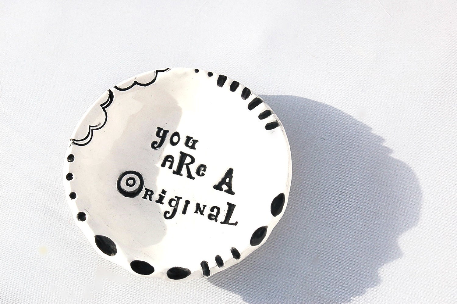 Inspirational jewelry dish