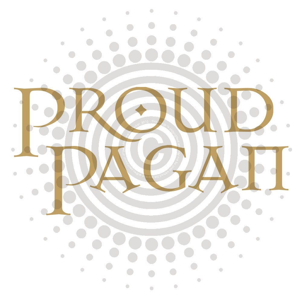 Buy ANY 2 Get 1 FREE - Proud Pagan - Vinyl Decal Sticker