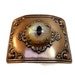 Steampunk Bracelet Cuff Sightmares Copper Eye Bio Portal in Brass by Dr Brassy Steampunk