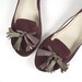 The Loafers Shoes in Burgundy Suede - Handmade Leather Shoes - Reserved for Anna