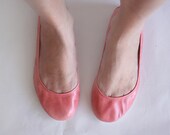 Candy Floss - Handmade Leather ballet flat shoes - CUSTOM FIT