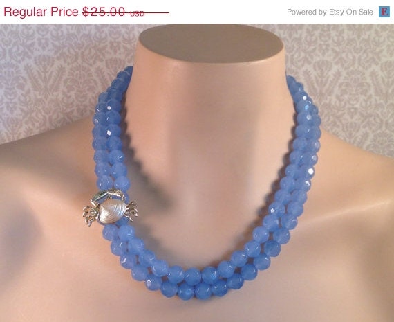 ON SALE Don't Be Crabby Necklace