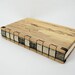 unique wedding guest book or handmade journal - spalted maple wood guest book- rustic woodland garden natural - large- made to order