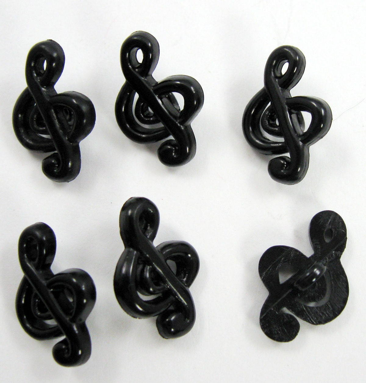 Black G Clef Buttons