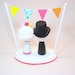 Day of the Dead Kokeshi Doll Wedding Cake Topper