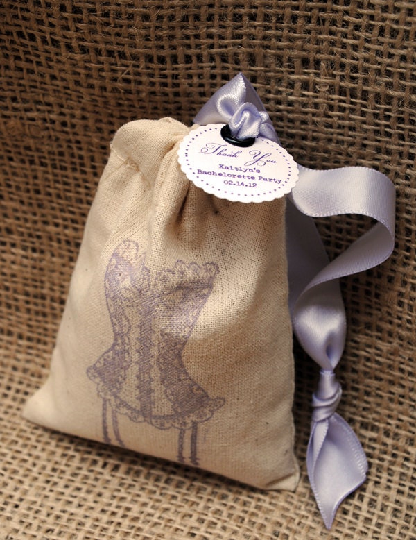 CORSET LINGERIE Sachet Bags for Bridal Shower/Bachelorette Party