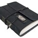 Black Vegan Faux Leather Journal