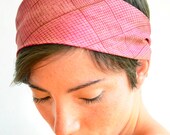 Wide Boho turban headband  hair wrapp Recycled sari silk