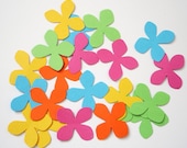 100 Summer Days Hydrangea petals punch die cut confetti cutout scrapbooking embellishments - No272