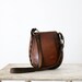 Bohemian Leather // 1960s Leather Purse // Vintage Tooled Bag