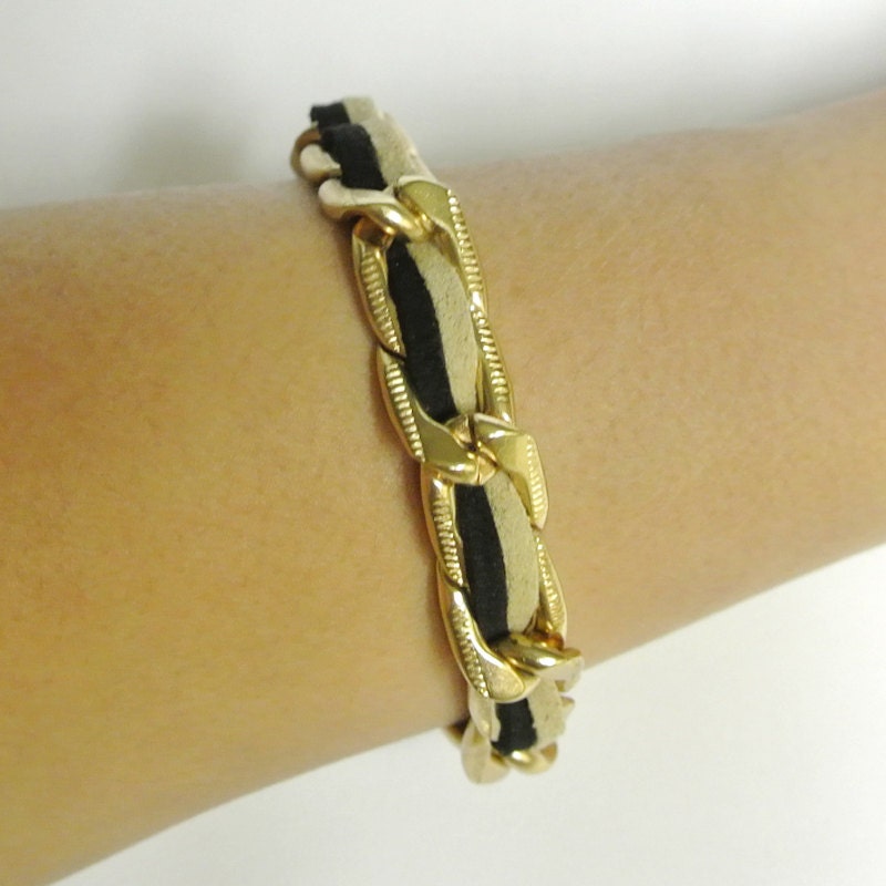 Black and Tan CLASS bracelet