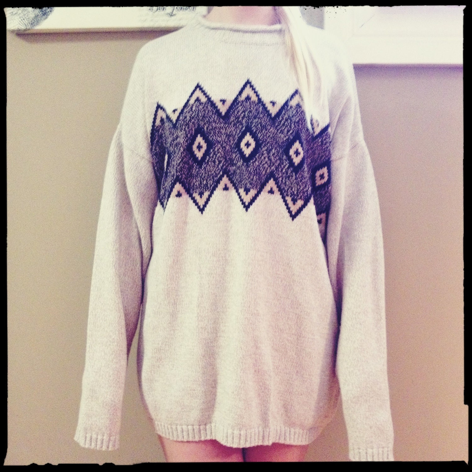 Oversized Hipster Sweater by Hextress on Etsy