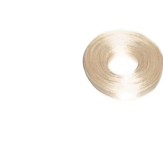 Destash Ivory Ribbon...3/8" X 11 yards - ThisandThatCrafter