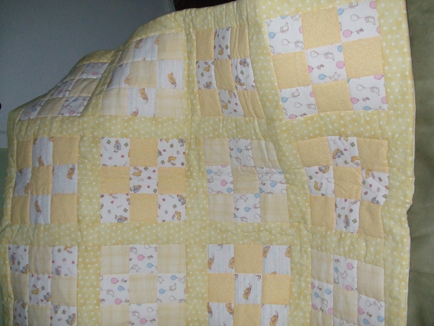 Yellow Baby Quilt
