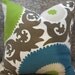 Designer Pillow Cover - Fahri Suzani - 18 x 18 - Outdoor  Woven Fahri Aquamarine