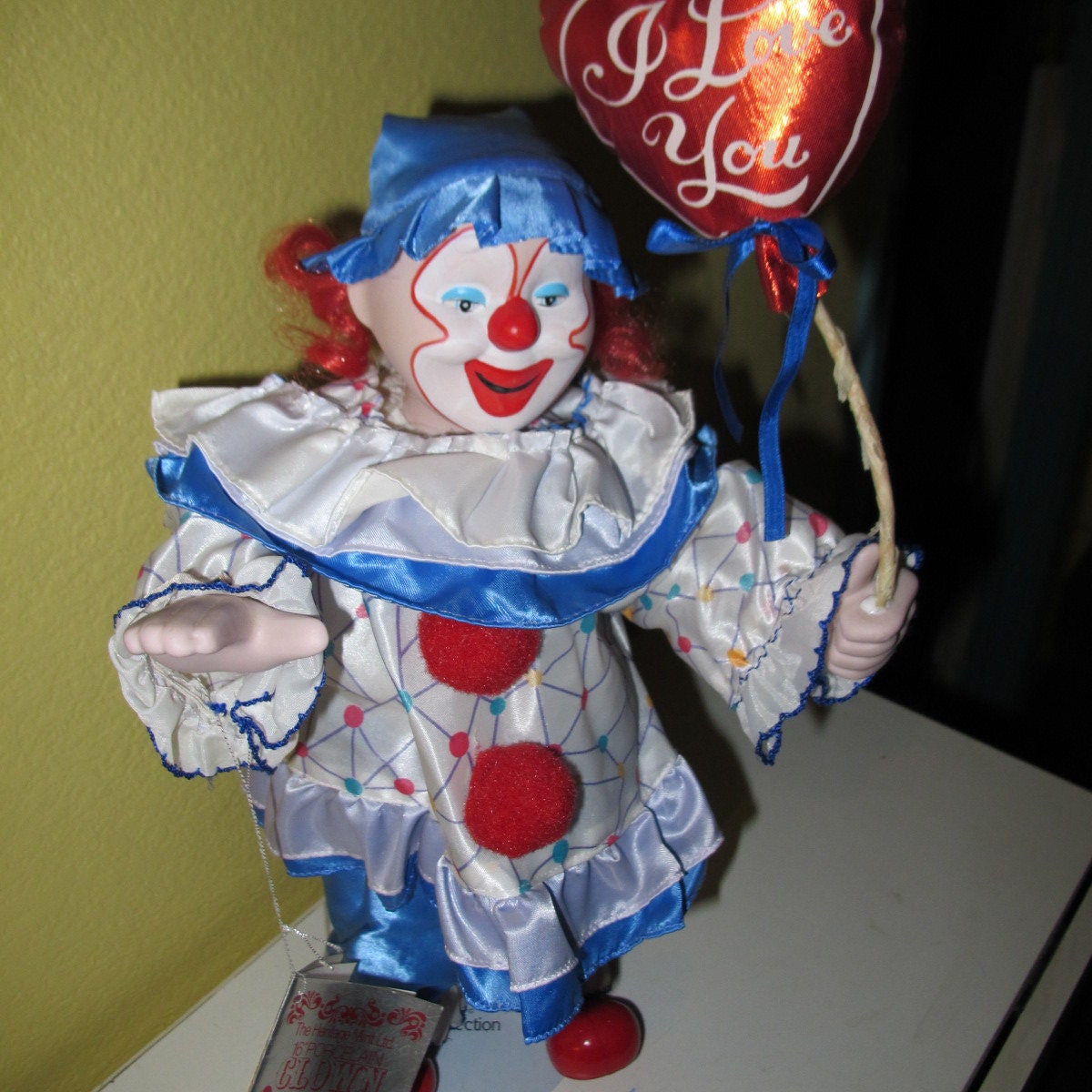 ceramic clown doll