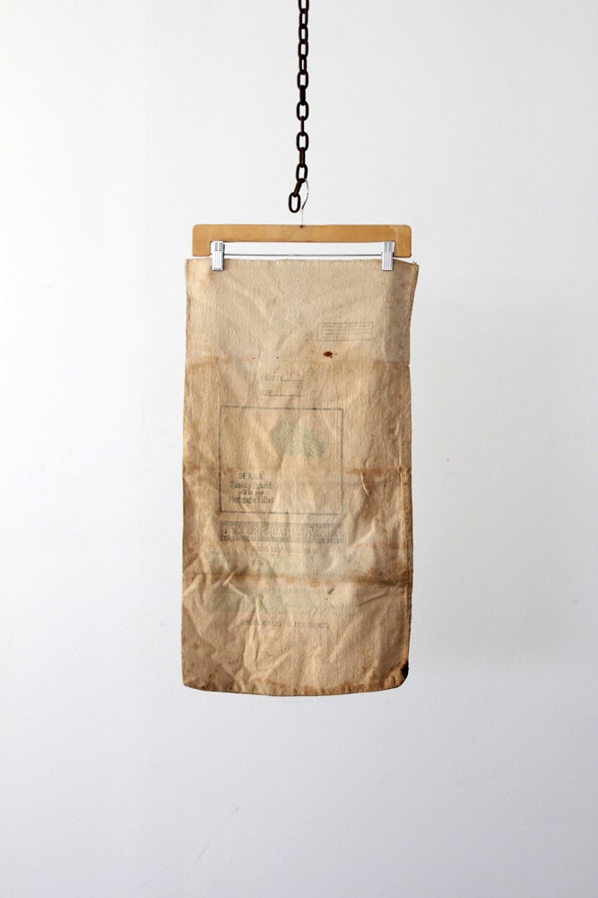 Feed Sack // Vintage American Grain Sack