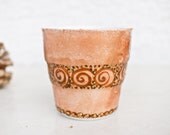Painted Ceramic Cup - Fall Tea Time