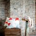 Geometric cushion cover cotton Hand screen printed 45x45