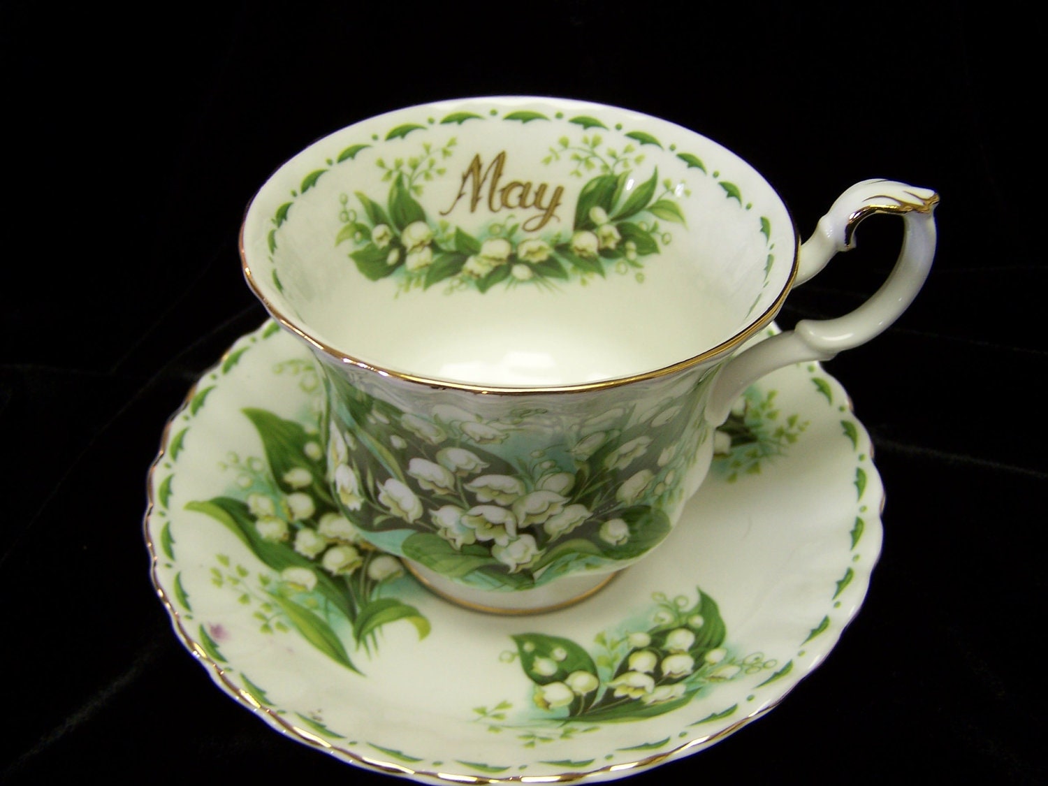 Royal Albert Flower of the month "May " cup and saucer