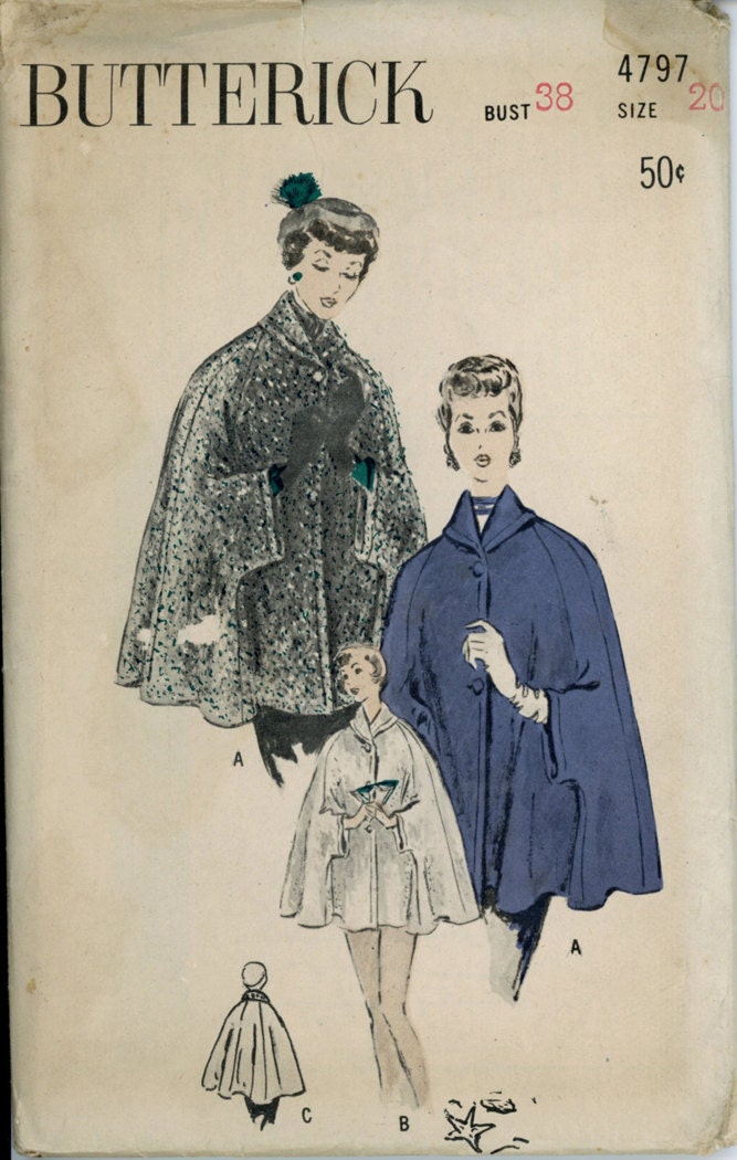 cape pattern dress Cape Cape Pattern Collar 4797 Evening Jacket Shawl Misses 1940s cape pattern dress Cape Cape Pattern Collar 4797 Evening Jacket Shawl Misses 1940s