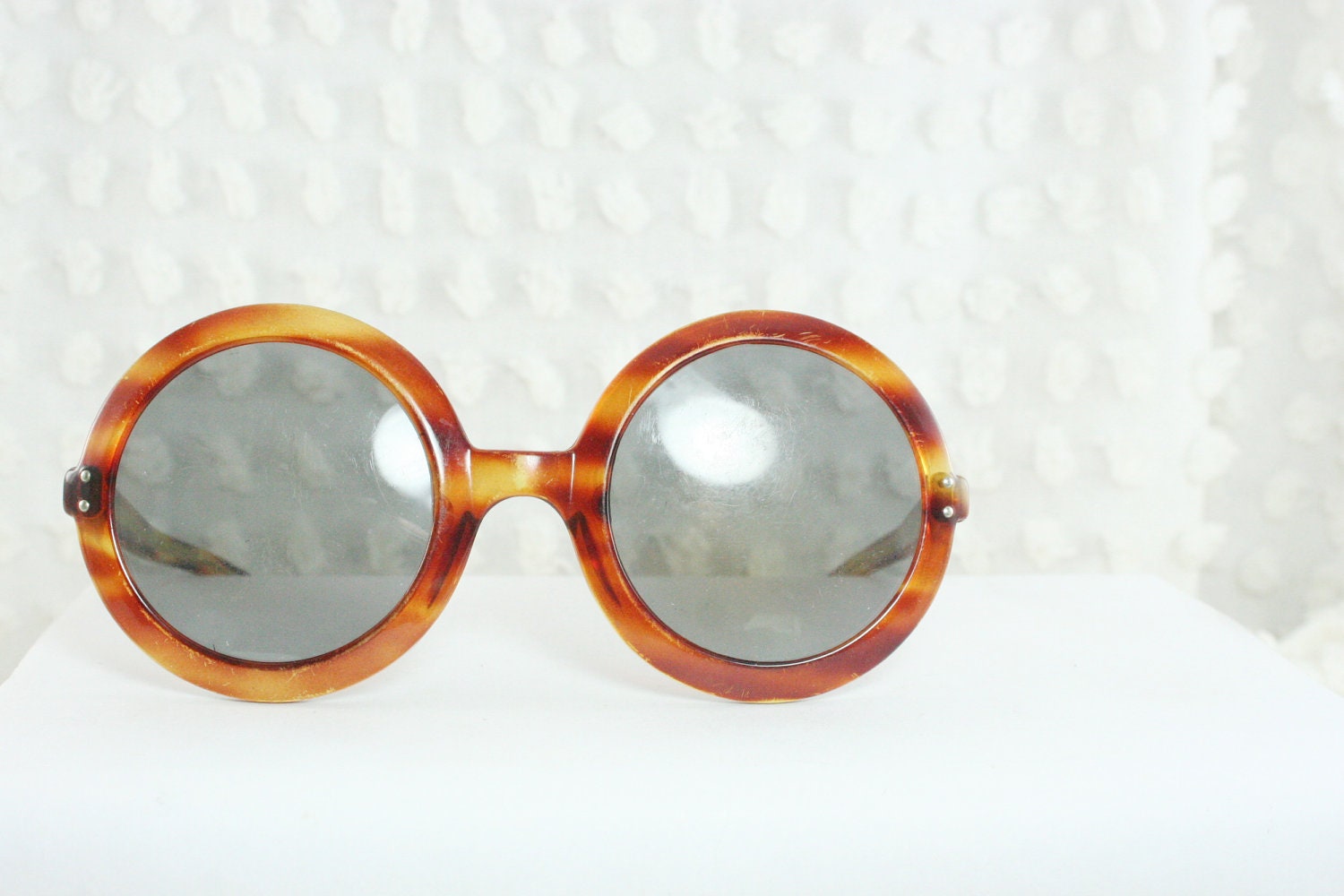 60s Sunglasses 1960s Tortoise Round Sunglasses Brown By Diaeyewear 