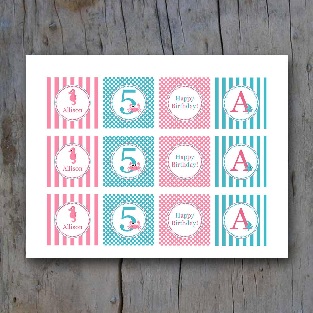 Printable Under the Sea Party Circles Il_170x135