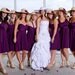 Purple Bridesmaid Dress - Convertible Infinity Wrap