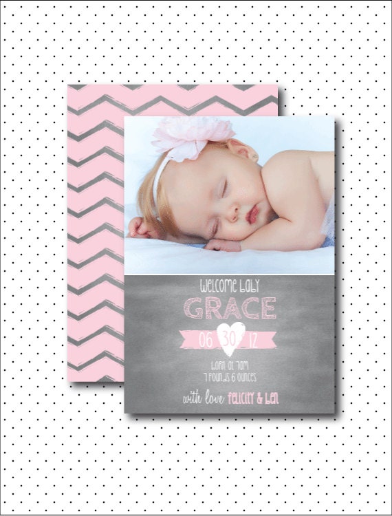 Photo Baby Announcement