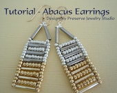 Seed Bead Earring Tutorial - Abacus Earrings